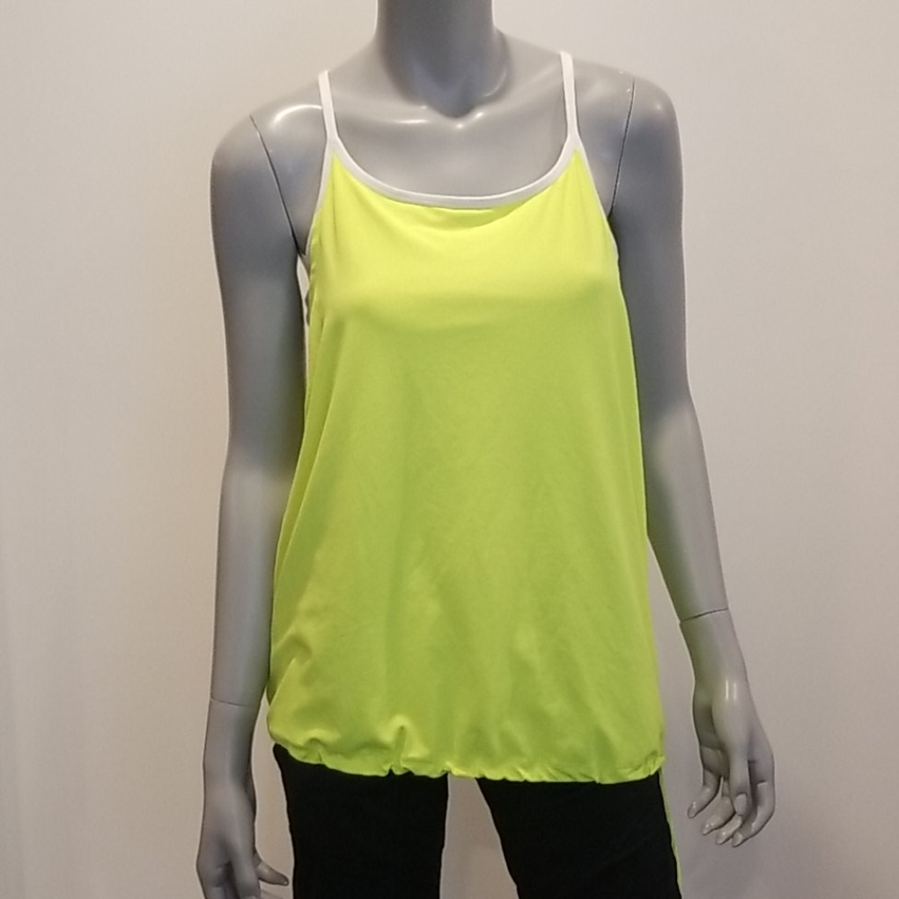 Fabletics tank top yellow
